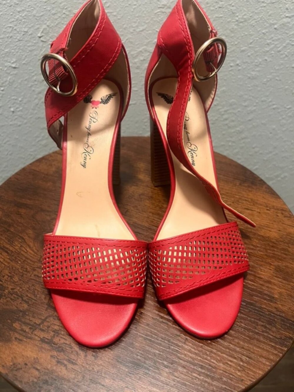 Red Heeled Sandal